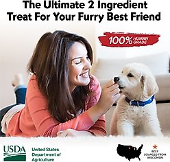 Vitafur Barkin Burger Nature's Beef Dehydrated Dog Treats, 5-oz bag slide 2 of 6