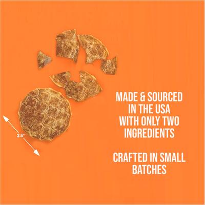 Show full view: Vitafur Barkin Burger Salmon & Pumpkin Dog Treat, 4-oz bag slide 8 of 9