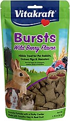 Vitakraft Bursts Wild Berry Snacks Small Pet Treats, 1.76-oz bag