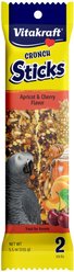 Vitakraft Crunch Sticks Apricot & Cherry Parrot Bird Treat Toy