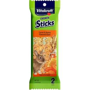 Vitakraft Crunch Sticks Wild Berry & Honey Rabbit Treat, 2-pack