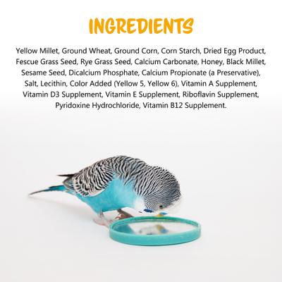 Show full view: Vitakraft Crunch Sticks Egg & Honey Flavor Parakeet Bird Treats, 2 count slide 7 of 9