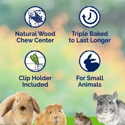 Show full view: Vitakraft Crunch Sticks Fruit & Honey Chewable Guinea Pig Treats, 2-pack slide 4 of 8