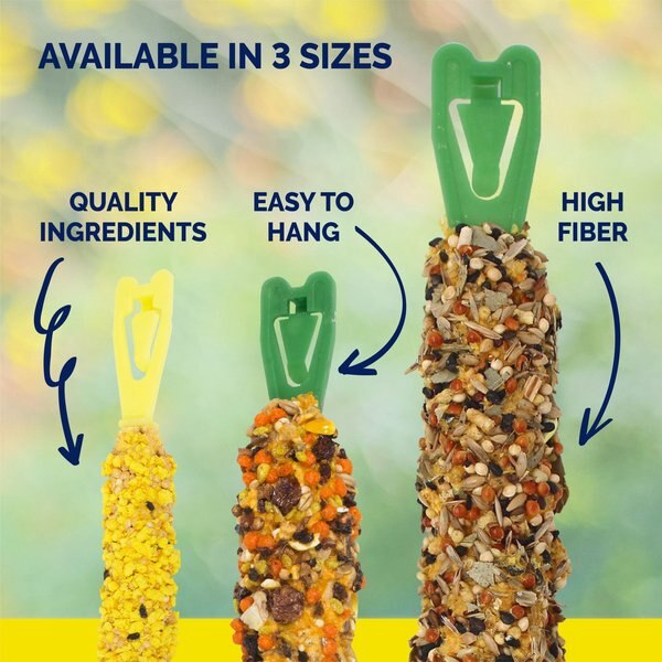 Vitakraft Crunch Sticks Grain & Honey Parakeet Bird Treat Toys, 2 count