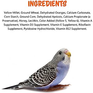 Vitakraft Crunch Sticks Orange & Apricot Flavor Parakeet Bird Treats, 2 count