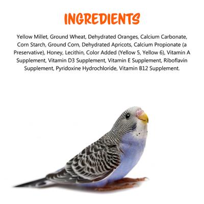 Show full view: Vitakraft Crunch Sticks Orange & Apricot Flavor Parakeet Bird Treats, 2 count slide 7 of 10