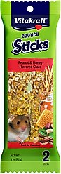 Vitakraft Crunch Sticks Peanut & Honey Small Pet Treats, 2 count