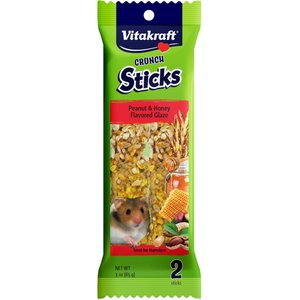 Vitakraft Crunch Sticks Peanut & Honey Small Pet Treats, 2 count