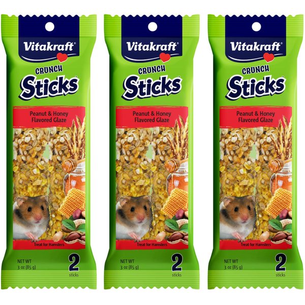 Vitakraft Crunch Sticks Peanut & Honey Small Pet Treats