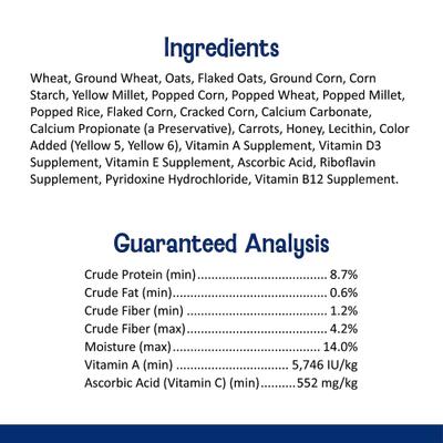 Show full view: Vitakraft Crunch Sticks Popped Grains & Honey Flavor Guinea Pig Treat, 6 count slide 4 of 5