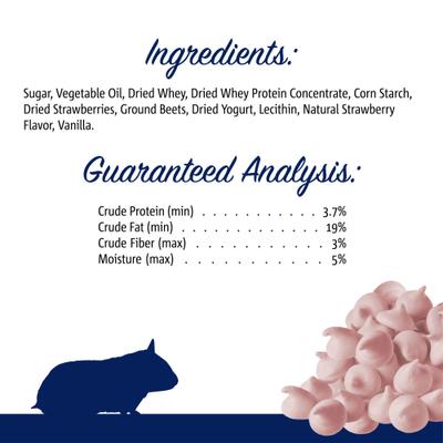 Show full view: Vitakraft Drops Strawberry & Yogurt Hamster Treats, 5.3-oz bag slide 7 of 7