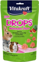 Vitakraft Drops Watermelon Flavor Small Animal Treats, 4.44-oz bag