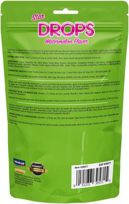 Show full view: Vitakraft Drops Watermelon Flavor Small Animal Treats, 4.44-oz bag slide 2 of 6