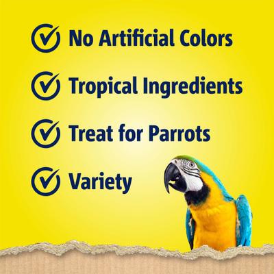 Show full view: Vitakraft Fresh Super Fruit Cocktail Fruit Blend Parrot & Parakeet Treats, 20-oz bag slide 5 of 8