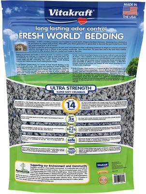 Show full view: Vitakraft Fresh World Ultra Strength Litter Box & Cage Small Animal Bedding, 16-lit slide 2 of 10