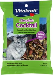 Vitakraft Fruit Cocktail Chinchilla Treats, 4.5-oz bag
