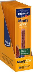 Vitakraft MeatyStick No-Added Sugar Venison Flavored Soft & Chewy Dog Treats, 14.9-oz pouch, 15 count