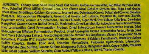 Show full view: Vitakraft Menu Care Complex Canary & Finch Food, 2.5-lb bag, bundle of 2 slide 3 of 6