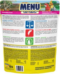 Vitakraft Menu Care Complex Cockatiel Food, 5-lb bag slide 2 of 7