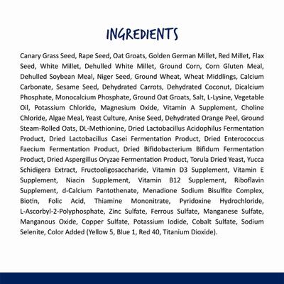 Show full view: Vitakraft Menu Premium Vitamin-Fortified Canary & Finch Food, 2.5-lb bag slide 7 of 8