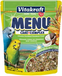 Vitakraft Menu Premium Vitamin-Fortified Parakeet Food, 2.5-lb bag