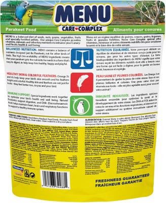 Show full view: Vitakraft Menu Premium Vitamin-Fortified Parakeet Food, 2.5-lb bag slide 2 of 8