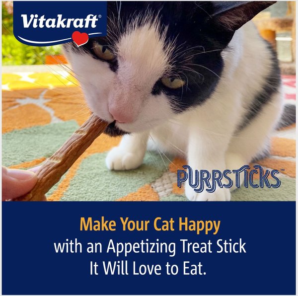 Vitakraft Purrsticks Chicken Recipe Cat Treats, 18 count