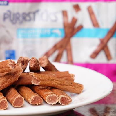 Show full view: Vitakraft PurrSticks Meaty Chicken with Salmon Segmented & Breakable Deliciously Tender Cat Treats, 4 count, pack of 6 slide 7 of 11