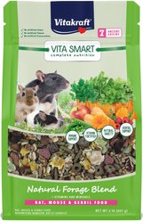 Vitakraft Vita Smart Complete Nutrition Premium Fortified Blend with Ancient Grains Gerbil, Rat & Mouse Food, 2-lb bag