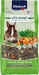 Vitakraft Vita Smart Complete Nutrition Premium Fortified Blend with Timothy Hay Rabbit Food, 8-lb bag