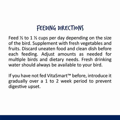 Show full view: Vitakraft VitaSmart Complete Nutrition Parrot Food, 7-lb bag slide 6 of 7