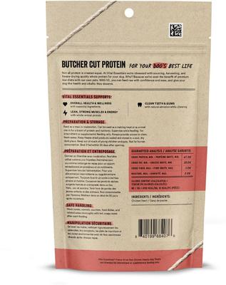 Show full view: Vital Essentials Chicken Breast Treats + Chicken Hearts Freeze-Dried Raw Dog Treats slide 7 of 10