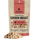 Vital Essentials Chicken Breast Treats Freeze-Dried Raw Dog Treats, 2.1-oz bag