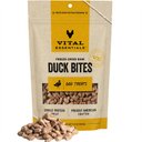 Vital Essentials Duck Bites Treats Freeze-Dried Raw Dog Treats, 5.5-oz bag