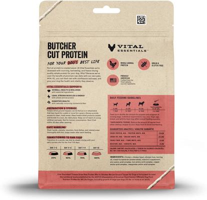 Show full view: Vital Essentials Freeze-Dried Raw Protein Mix-In Chicken Recipe Ground Dog Food Topper, 6-oz bag slide 3 of 8