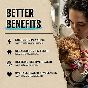 Vital Essentials Protein Mix-In Rabbit Recipe Mini Nibs Grain-Free Freeze-Dried Raw Dog Food Topper, 6-oz bag