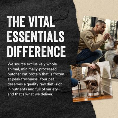 Show full view: Vital Essentials Protein Mix-In Turkey Recipe Mini Nibs Grain-Free Freeze-Dried Raw Dog Food Topper, 6-oz bag slide 7 of 7