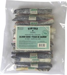 Vital Essentials RAW BAR Raw Salmon Skins Freeze-Dried Dog Treats, 20 count slide 2 of 3