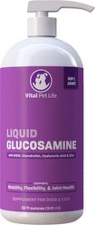 Vital Pet Life Liquid Glucosamine MSM Chondroitin for Dogs, 32-fl oz bottle