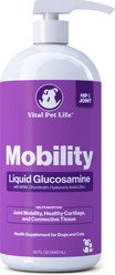 Vital Pet Life Liquid Glucosamine MSM Chondroitin for Dogs, 32-fl oz bottle