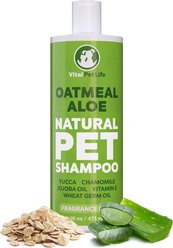Vital Pet Life Oatmeal & Aloe Dog Shampoo, 16-fl oz