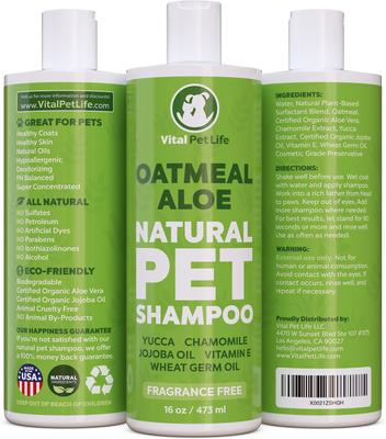 Show full view: Vital Pet Life Oatmeal & Aloe Dog Shampoo, 16-fl oz slide 2 of 8