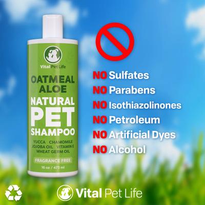 Show full view: Vital Pet Life Oatmeal & Aloe Dog Shampoo, 16-fl oz slide 4 of 8