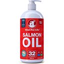 Vital Pet Life Salmon Oil Skin & Coat Health Liquid Omega-3 Supplement for Dogs & Cats, 32-fl oz bottle