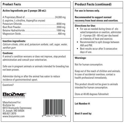 Show full view: Vitalize Blazin' Liquid Horse Supplement, 64-fl oz bottle slide 2 of 4