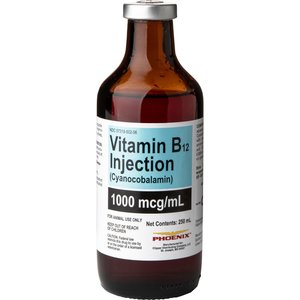 Vitamin B12 (Generic) Injectable Solution, 1000-mcg/mL, 250-mL vial
