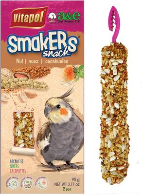 Show full view: Vitapol by A&E Cage Company Cockatiel Multi-Colored Smakers Sticks Bird Treats, 12 count slide 2 of 3