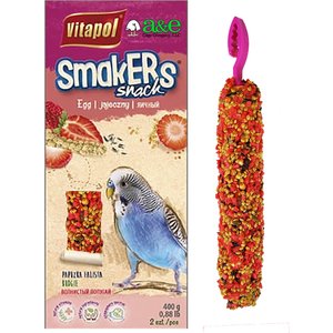 Vitapol by A&E Cage Company Parakeet Red Smakers Sticks Twin Pack Bird Treats