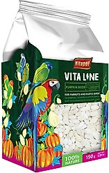 Vitapol by A&E Cage Company Vitaline Pumpkin Seeds Dry Cockatiel & Parakeet Treats, White, 5.3-oz box