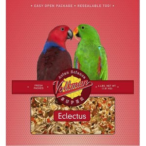 Volkman Avian Science Eclectus Bird Food, 4-lb bag